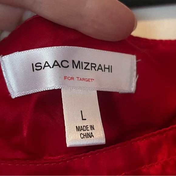 Red Isaac Mizrhahi Top L - Picture 3 of 6
